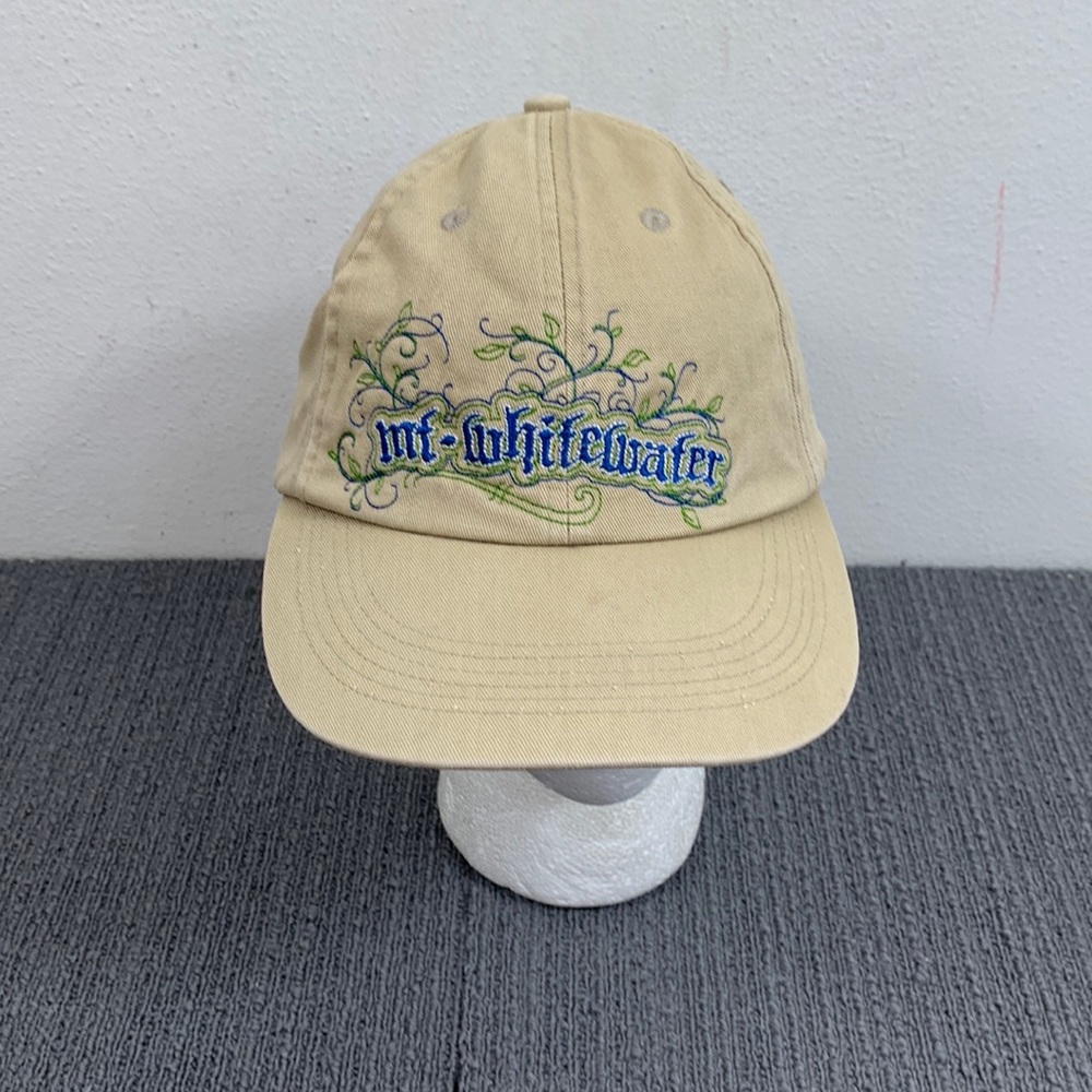 Montana Whitewater Baseball Hat Unisex OSFA Tan Strapback The Duck Company